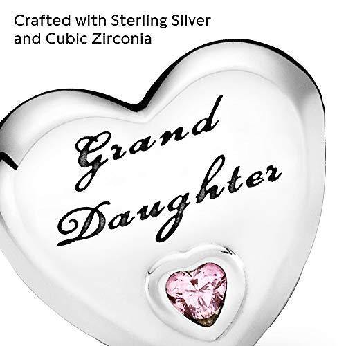 Pandora Jewelry Granddaughter's Love Cubic Zirconia Charm in Sterling Silver - JOY2ESpree