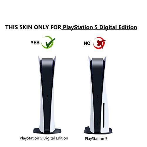 PS5 Digital Version Console and Controllers Skin Vinyl Sticker Decal Cover for PlayStation 5 Console and Controllers - Black Shoebox - JOY2ESpree