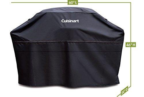 Cuisinart CGC-60B Heavy-Duty Barbecue Grill Cover, 60", Black, Cover-60 - JOY2ESpree