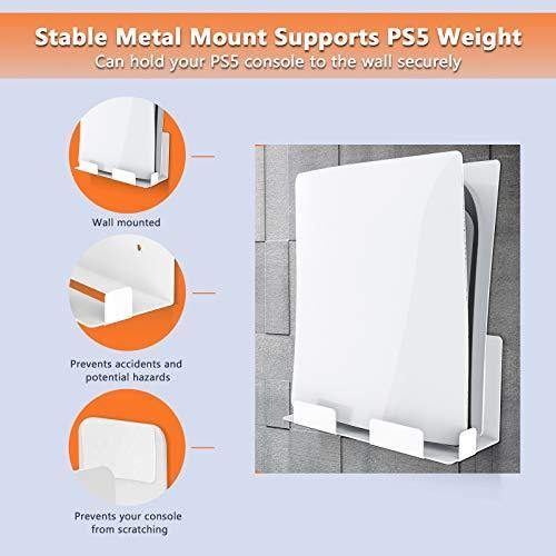 BEJOY Wall Mount for Playstation 5, Wall Mount Bracket Set with Screwdriver & Screws - JOY2ESpree