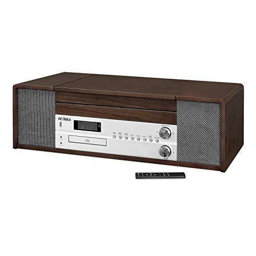 Victrola Jackson: 7-in-1 Music Center, Espresso - JOY2ESpree