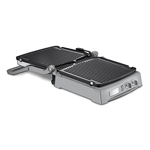 Cuisinart GR-150P1 GR-150 Griddler Deluxe, Brushed Stainless - JOY2ESpree