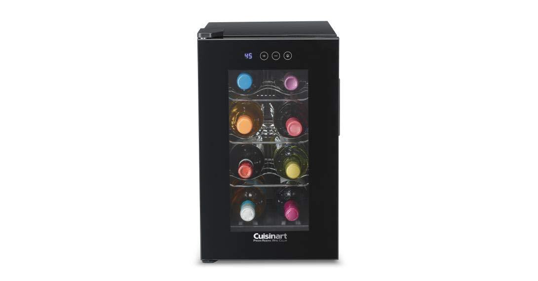 Cuisinart CWC-800CEN 8-Bottle Private Reserve Wine Cellar, Black - JOY2ESpree