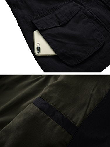 WenVen Women's Military Anorak Jacket Hoodie Lightweight Cotton Casual Coat - JOY2ESpree