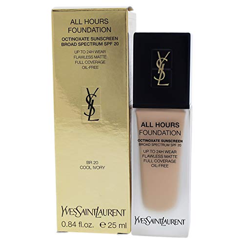 Yves Saint Laurent All Hours Foundation SPF 20, Br20 Cool Ivory, 0.84 Ounce