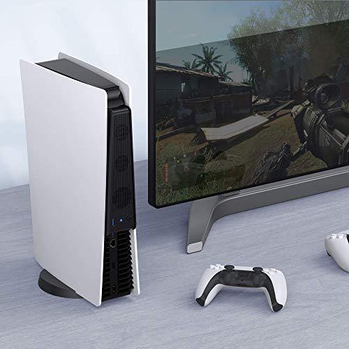 KIWISMART PS5 Accessories Cooling Fan with External USB, 3 Fans Cooler Compatible with PS5 Digital Edition/Ultra HD for PS5 Console - JOY2ESpree