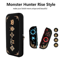 
                        
                          गैलरी व्यूवर में इमेज लोड करें, AIORVP 3in1 Case for Switch with Monster Hunter Rise, Carry Bag, Joy-con Cover, Thumb Grip Caps for Nintendo Switch - JOY2ESpree
                        
                      