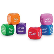 
                        
                          將圖片載入圖庫檢視器 Learning Resources Conversation Cubes, Social Dice, Autism Therapy, Ice Breaker Cubes, Foam Cubes, 6 Pieces, Ages 6+ - JOY2ESpree
                        
                      