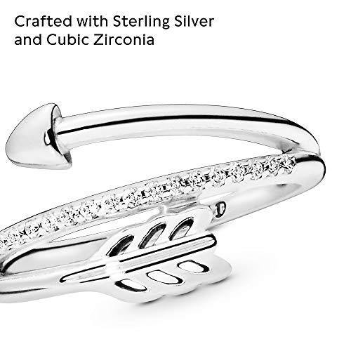 Pandora Jewelry Wrap-Around Arrow Cubic Zirconia Ring in Sterling Silver - JOY2ESpree
