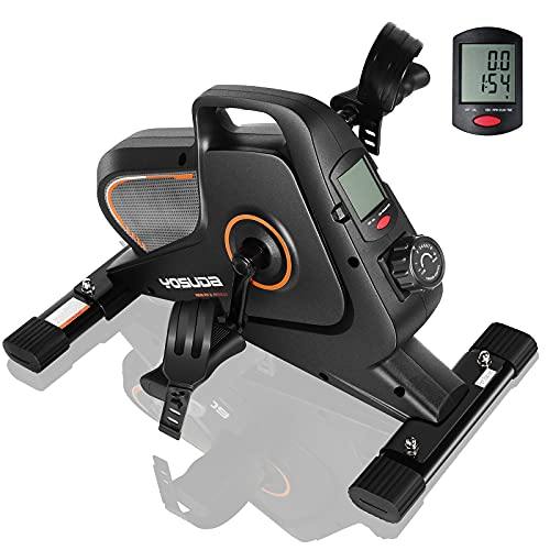 YOSUDA Under Desk Bike Pedal Exerciser - Magnetic Mini Exercise Bike for Arm /Leg Exercise, Desk Pedal Bike for Home/ Office Workout - JOY2ESpree