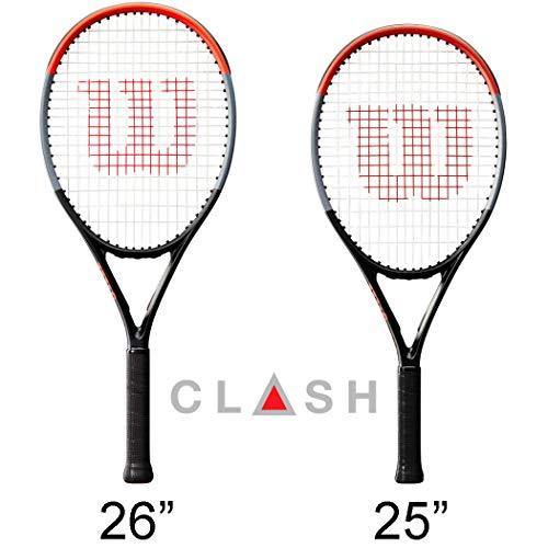Wilson Clash Junior Tennis Racquet Strung with Synthetic Gut Power in Custom String Colors - JOY2ESpree