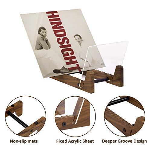 siemsove Vinyl Record Storage Holder-Showcase Your Favorite LPs - JOY2ESpree