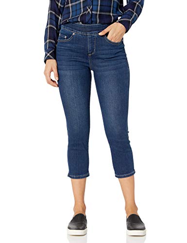 Jag Jeans Women's Petite Maya Skinny Pull on Crop Jean
