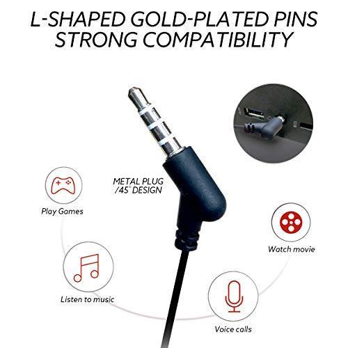 Dual Microphones Gaming Headphones with Siri Wake-up Noise Cancelling Stereo Bass Headphones for Mobile Gaming - JOY2ESpree