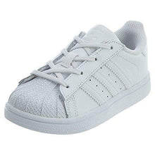 
                        
                          Muat gambar ke penampil Galeri, adidas Originals Unisex-Baby Superstar Elastic Sneaker, White/White/White
                        
                      