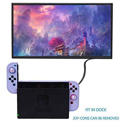 Dockable Case for Nintendo Switch - COMCOOL 3 in 1 Protective Cover Case for Nintendo Switch and Joy-Con Controller - JOY2ESpree