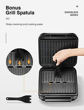 
                        
                          將圖片載入圖庫檢視器 Deik 2 in 1 Electric Indoor Grill &amp; Panini Press Grill, 1200W Smokeless Grill - JOY2ESpree
                        
                      