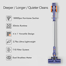 
                        
                          गैलरी व्यूवर में इमेज लोड करें, ORFELD Cordless Vacuum, 18000pa Stick Vacuum 4 in 1, Up to 50 Minutes Runtime, with Dual Digital Motor for Deep Clean Whole House - JOY2ESpree
                        
                      