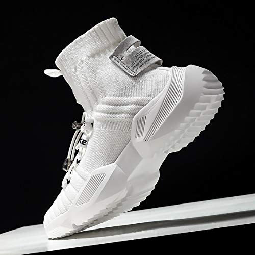 Women's Walking Shoes Running Shoes Socks Platform Fashion Mesh Sneakers Air Cushion Athletic Gym Casual Loafers Dance Hip-hop Shoes