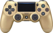 
                        
                          Load image into Gallery viewer, Playstation 4 Slim 1TB Console with Black and Gold Wireless Controller and Mytrix DS4 Fast Charging Dock - JOY2ESpree
                        
                      