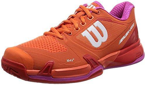 Wilson Rush Pro 2.5 Women's Tennis Shoe Orange/Red/Violet - JOY2ESpree