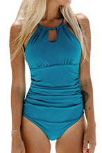 
                        
                          Muat gambar ke penampil Galeri, CUPSHE Women's One Piece Swimsuit High Neck Tummy Control Swimwear Bathing Suit
                        
                      