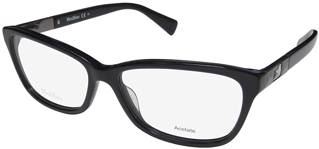 Max Mara 1205 Womens Designer Crystals Spring Hinges Premium Segment Authentic Eyeglasses/Eyewear