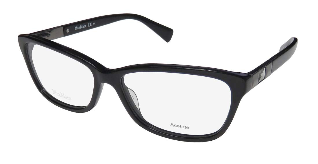 Max Mara 1205 Womens Designer Crystals Spring Hinges Premium Segment Authentic Eyeglasses/Eyewear