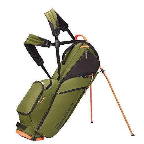 TaylorMade FlexTech Lite Bag, Army/Orange - JOY2ESpree