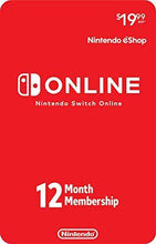 
                        
                          將圖片載入圖庫檢視器 Nintendo Switch Online 12-Month Individual Membership [Digital Code] - JOY2ESpree
                        
                      