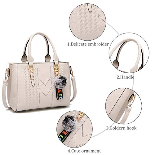 YNIQUE Satchel Purses and Handbags for Women Shoulder Tote Bags
