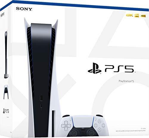 Ptech 2021 Playstation Console Two Controller Bundle - PS5 Disk Version with Two Wireless Controllers and Soft Shell Controller Case - JOY2ESpree