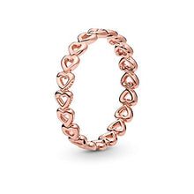 
                        
                          Load image into Gallery viewer, Pandora Jewelry Band of Hearts Pandora Rose Ring - JOY2ESpree
                        
                      