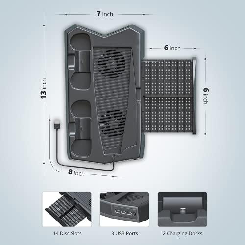 Skywin PS5 Stand - Compatible Playstation 5 Console Cooling Stand - JOY2ESpree