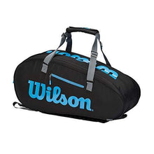 
                        
                          將圖片載入圖庫檢視器 Wilson Sporting Goods Tennis Bag, Black/Blue/Silver, OSFA - JOY2ESpree
                        
                      