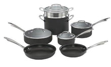 
                        
                          Cargar imagen en el visor de la galería, Cuisinart Dishwasher Safe Hard-Anodized 11-Piece Cookware Set, Black - JOY2ESpree
                        
                      