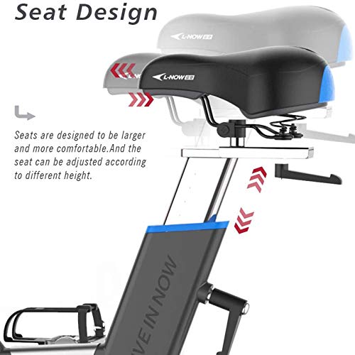 pooboo Professional Commercial Exercise Bikes D577, Heavy-Duty Belt Drive Indoor Cycling Bike - JOY2ESpree