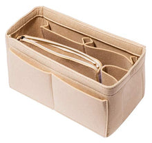 
                        
                          Load image into Gallery viewer, HEALTHLOVE Felt Insert Bag Organizer Purse Organizer Include Zipper Purse for Handbag Choice 3 Size
                        
                      
