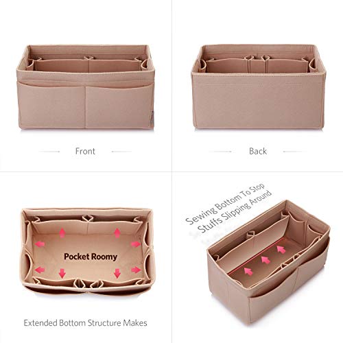 Felt Purse Organizer, Bag in Bag Organizer For Tote & Handbag Speedy Neverfull, Medium Large Extra Large