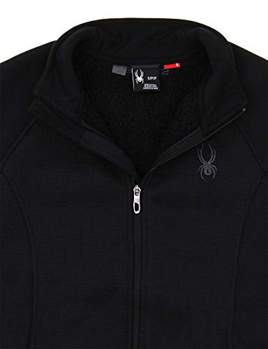 Spyder Men's Stellar Jacket Sherpa Lined Bonded Fleece