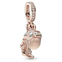
                        
                          Cargar imagen en el visor de la galería, Pandora Jewelry Acorn and Leaf Dangle Cubic Zirconia Charm in Pandora Rose - JOY2ESpree
                        
                      