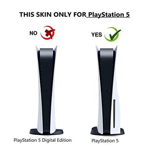 playstation 5 console skin and ps5 controller, Disk edition cover High Quality Black&White Sticker - JOY2ESpree