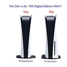 
                        
                          Load image into Gallery viewer, PS5 digital edition black carbon fiber skin sticker wrap playstation 5 console controllers dustproof vinyl cover decal case - JOY2ESpree
                        
                      