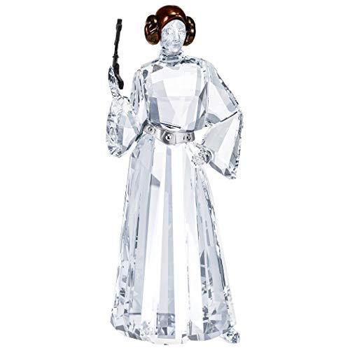 SWAROVSKI Star Wars Princess Leia Crystal Figurine, Crystal, White, 11 - JOY2ESpree