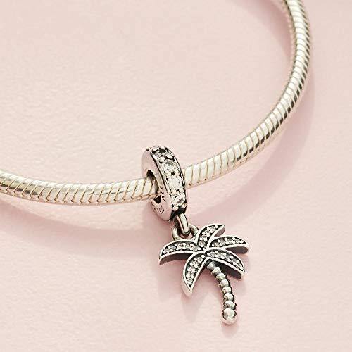Pandora Jewelry Sparkling Palm Tree Dangle Cubic Zirconia Charm in Sterling Silver - JOY2ESpree