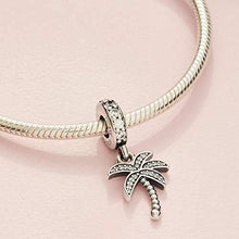 
                        
                          Load image into Gallery viewer, Pandora Jewelry Sparkling Palm Tree Dangle Cubic Zirconia Charm in Sterling Silver - JOY2ESpree
                        
                      