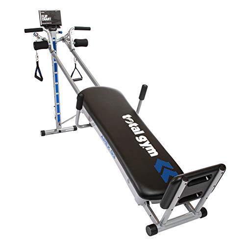 Total Gym APEX Versatile Indoor Home Workout Total Body Strength Training Fitness Equipment with up to 10 Levels of Resistance and Attachments - JOY2ESpree
