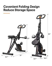 
                        
                          Muat gambar ke penampil Galeri, UREVO Stationary Exercise Bike Foldable 3 in 1 Magnetic Upright Bike Indoor Cycling Bike Squat Machine Row - JOY2ESpree
                        
                      