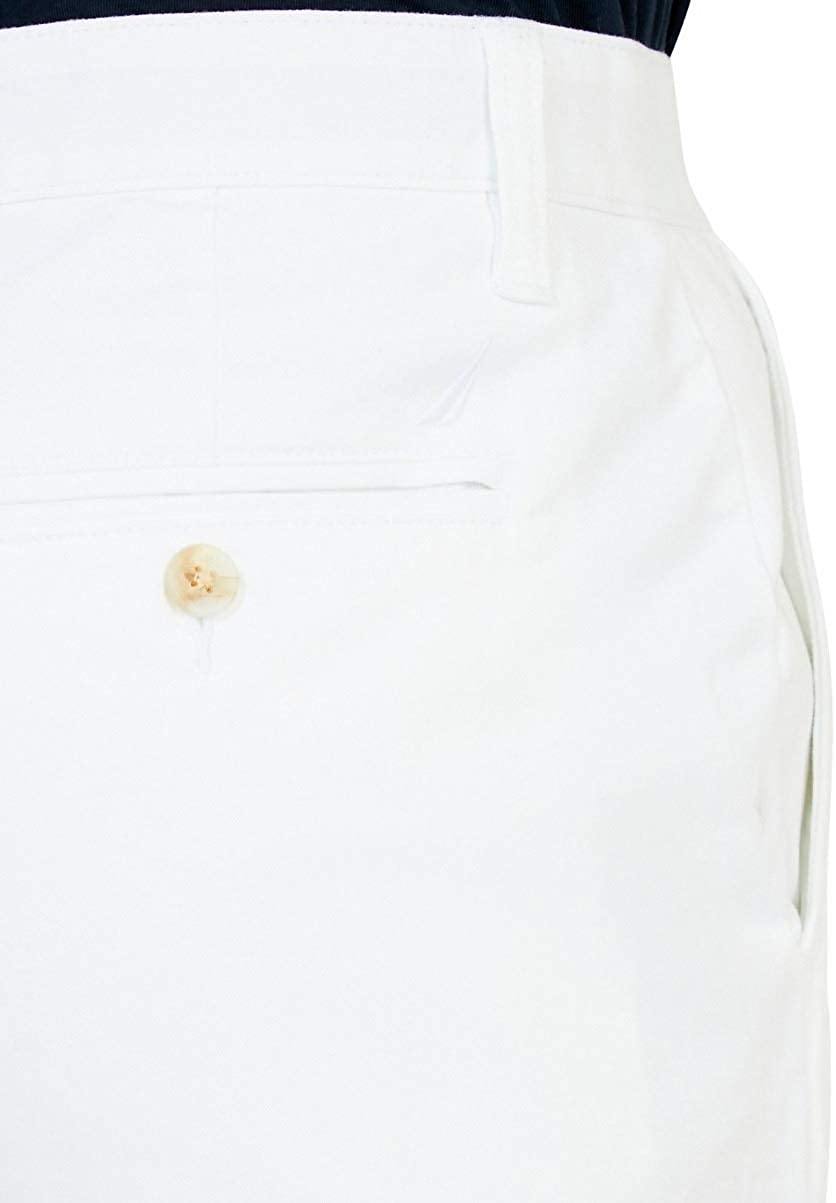 Nautica Men's Classic Fit Flat Front Stretch Solid Chino Deck Pant - JOY2ESpree