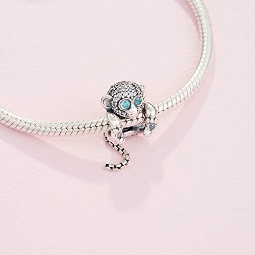Pandora Jewelry Pave Monkey Cubic Zirconia Charm in Sterling Silver - JOY2ESpree